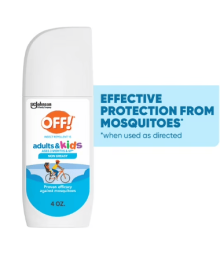 OFF! Picaridin Insect Repellent Spritz for Adults & Kids, Fragrance-Free, Deet Free Bug Spray for Everyday Protection from Mosquitoes