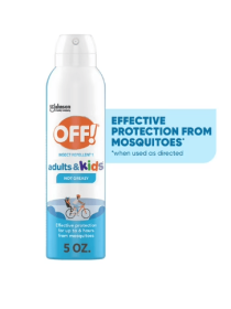 OFF! Picaridin Insect Repellent Aerosol for Adults & Kids, Fragrance-Free, Deet Free Bug Spray for Everyday Protection from Mosquitoes