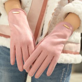 Women's Gloves Ladies Gloves ; Wool Gloves ; Winter Gloves ; Christmas Gift; Gift For Her (Color: Pink)