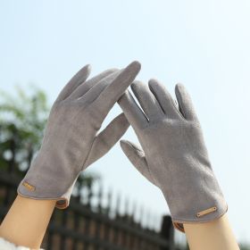 Women's Gloves Ladies Gloves ; Wool Gloves ; Winter Gloves ; Christmas Gift; Gift For Her (Color: Grey)