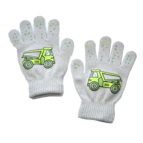 Warmom Children Gloves Winter Baby Boys Girls Warm Gloves Infant Baby Mittens Children Toddler Kids Full Finger Mittens (Color: gray)