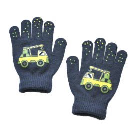 Warmom Children Gloves Winter Baby Boys Girls Warm Gloves Infant Baby Mittens Children Toddler Kids Full Finger Mittens (Color: Black)