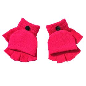 Warm Plush Thick Warm Baby Gloves Winter Plus Velvet Mittens Children Kid Coral Fleece Full Finger Gloves For 1-4Y Kids Gloves (Color: T Style 18, Ships From: China)