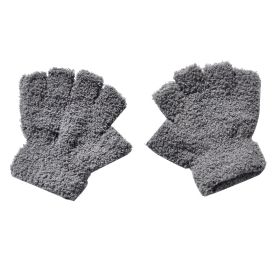 Warm Plush Thick Warm Baby Gloves Winter Plus Velvet Mittens Children Kid Coral Fleece Full Finger Gloves For 1-4Y Kids Gloves (Color: GG Style 30, Ships From: China)