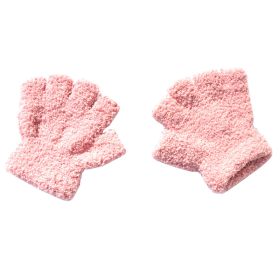 Warm Plush Thick Warm Baby Gloves Winter Plus Velvet Mittens Children Kid Coral Fleece Full Finger Gloves For 1-4Y Kids Gloves (Color: FF Style 29, Ships From: China)