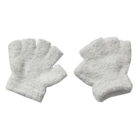 Warm Plush Thick Warm Baby Gloves Winter Plus Velvet Mittens Children Kid Coral Fleece Full Finger Gloves For 1-4Y Kids Gloves (Color: CC Style 26, Ships From: China)