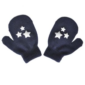 Warm Plush Thick Warm Baby Gloves Winter Plus Velvet Mittens Children Kid Coral Fleece Full Finger Gloves For 1-4Y Kids Gloves (Color: W Style 21, Ships From: China)