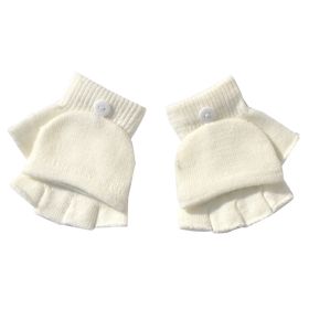 Warm Plush Thick Warm Baby Gloves Winter Plus Velvet Mittens Children Kid Coral Fleece Full Finger Gloves For 1-4Y Kids Gloves (Color: P Style 14, Ships From: China)