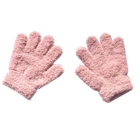 Warm Plush Thick Warm Baby Gloves Winter Plus Velvet Mittens Children Kid Coral Fleece Full Finger Gloves For 1-4Y Kids Gloves (Color: L Style 11, Ships From: China)
