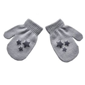 Warm Plush Thick Warm Baby Gloves Winter Plus Velvet Mittens Children Kid Coral Fleece Full Finger Gloves For 1-4Y Kids Gloves (Color: Y Style 23, Ships From: China)