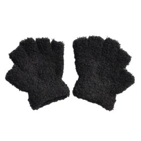 Warm Plush Thick Warm Baby Gloves Winter Plus Velvet Mittens Children Kid Coral Fleece Full Finger Gloves For 1-4Y Kids Gloves (Color: BB Style 25, Ships From: China)