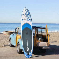10.6' Inflatable Adjustable Paddle Board with Carry Bag (SKU: SP36922)