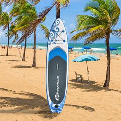 11' Inflatable Adjustable Paddle Board with Carry Bag (SKU: SP36923)